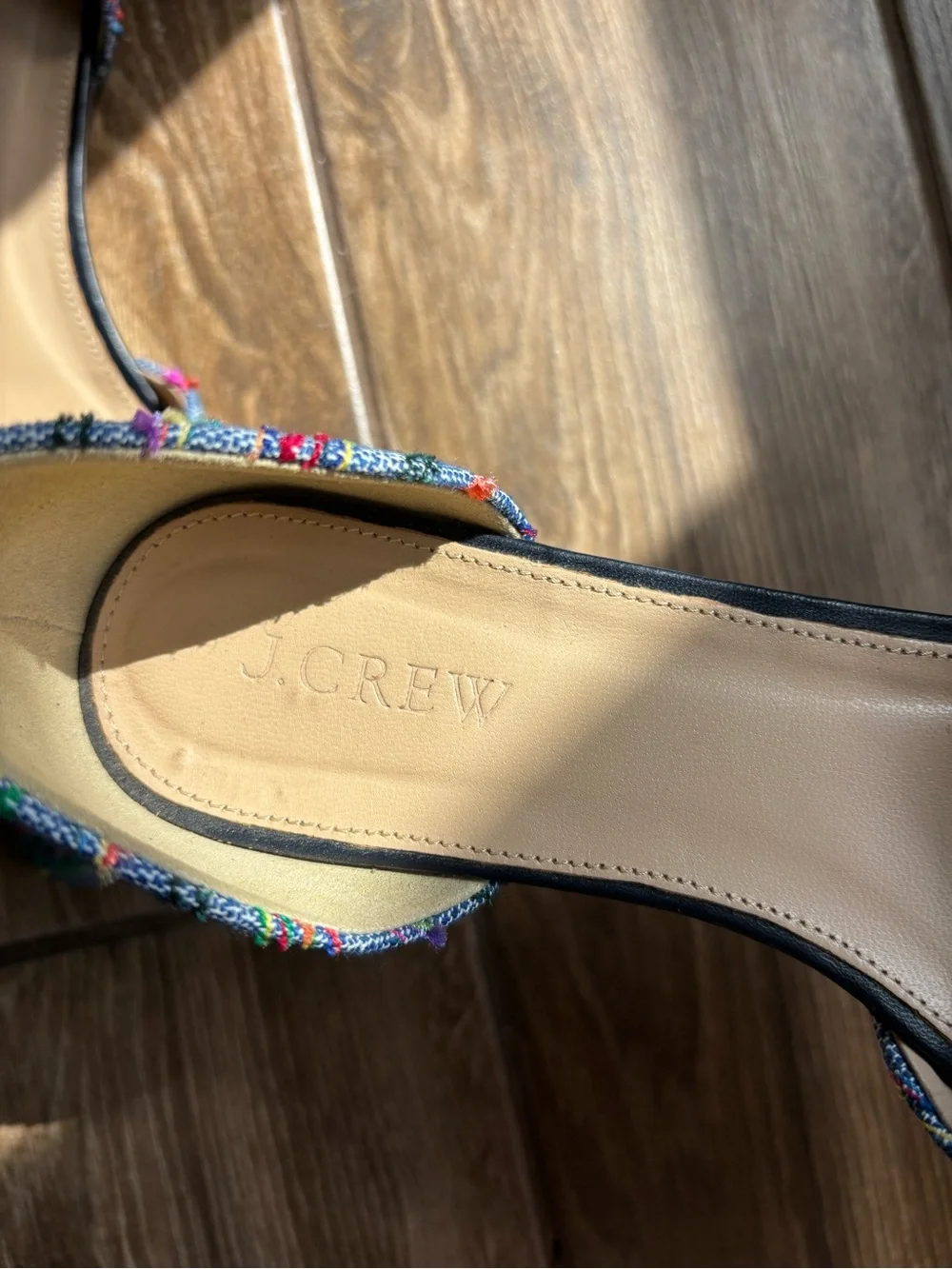 J. Crew Women's Multicolor Pointed-Toe Tweed Flats